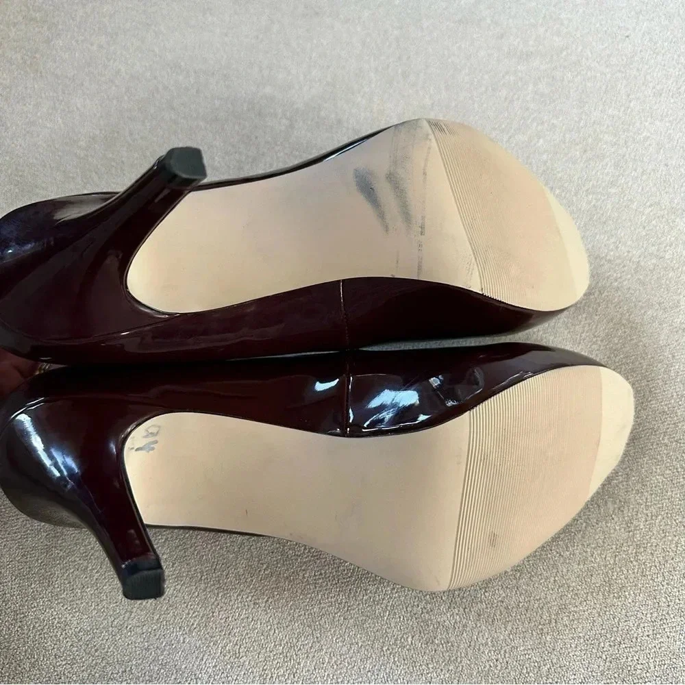 Madden Girl Getta wine patent leather pumps. Size 9.5